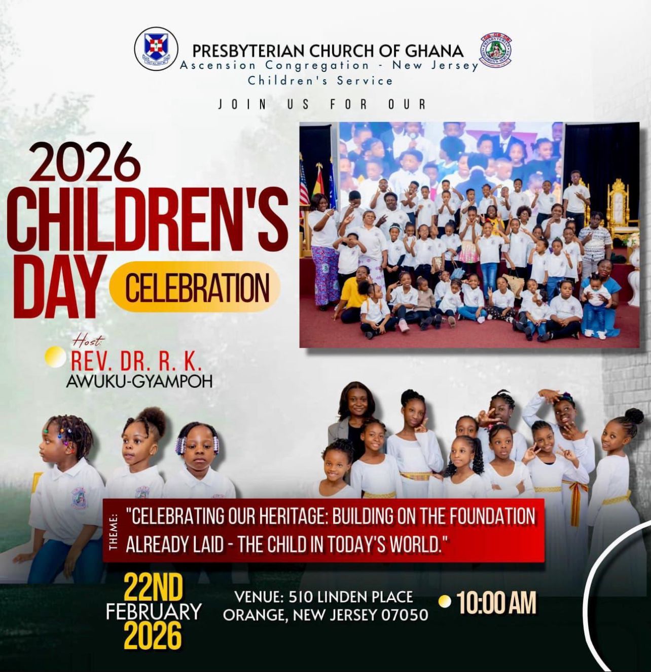2026 CHILDREN'S DAY CELEBRATION